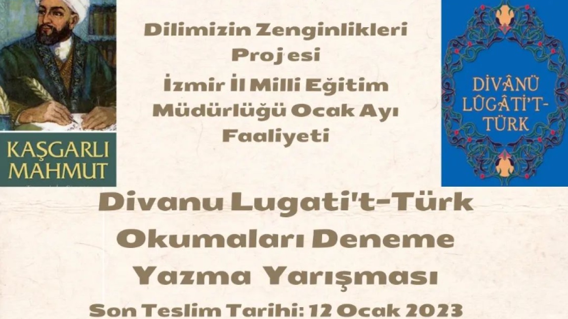 Divanü Lugati't-Türk Okumaları Deneme Yazma Yarışması